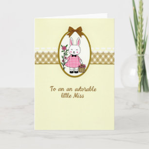 Tarjeta de Adorable Señorita