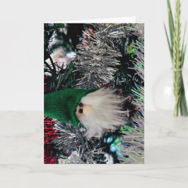 tarjeta de adorno de Navidad