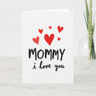 Tarjeta de Afecto Corazones Carmesí
