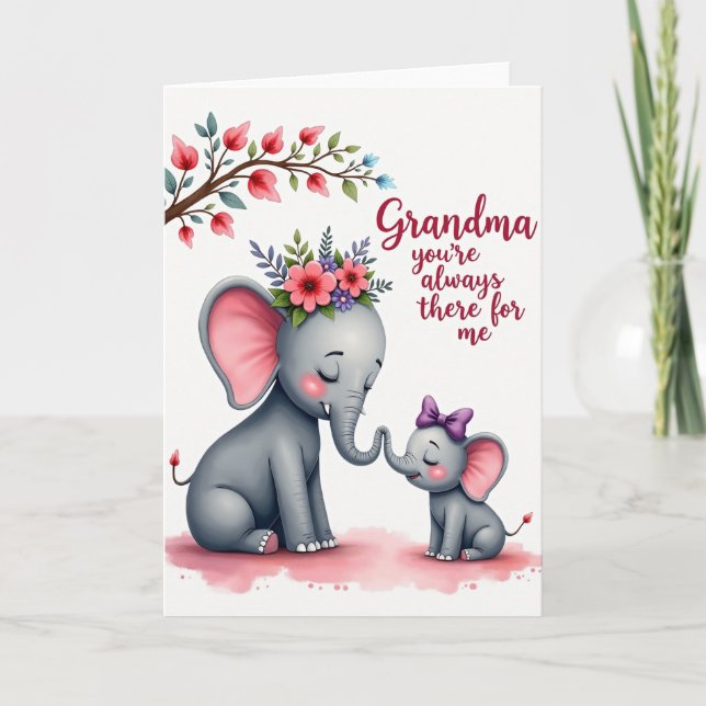 Tarjeta de Afecto de Madres Florales (Anverso)