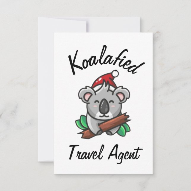 Tarjeta de Agente de Viajes Koalafied (Anverso)