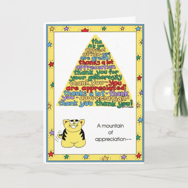 Tarjeta de agradecimiento (Anverso)