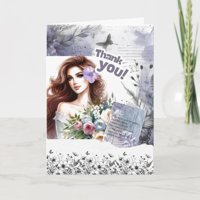 Tarjeta de agradecimiento (Anverso)