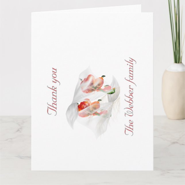 Tarjeta de agradecimiento (Anverso)