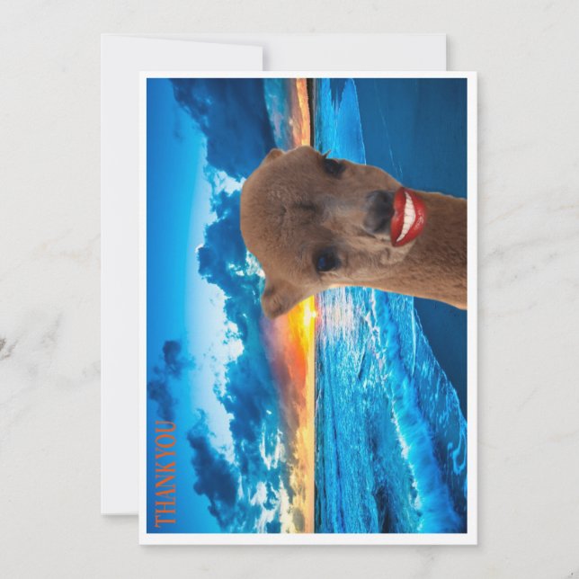 tarjeta de agradecimiento (Anverso)