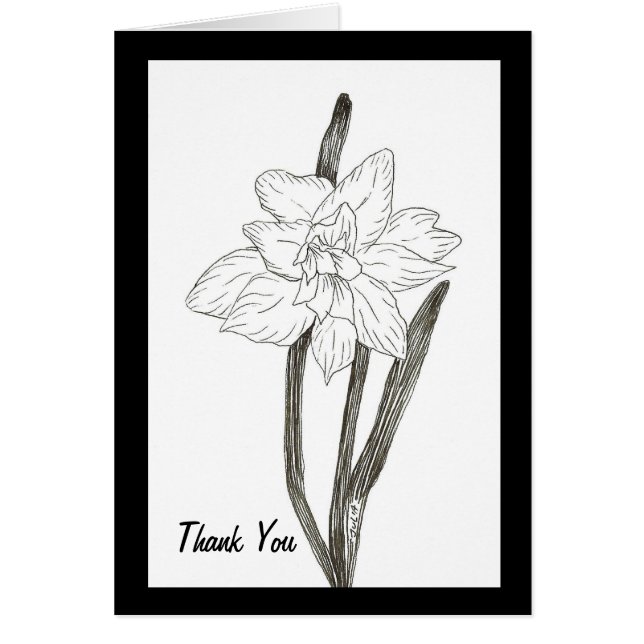 Tarjeta de agradecimiento (Frente)