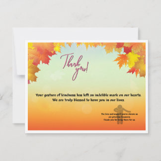 tarjeta de agradecimiento