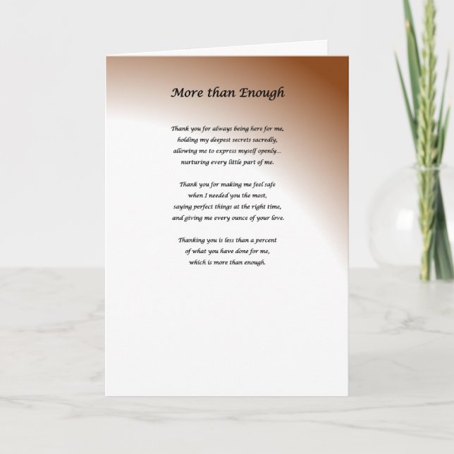 Tarjeta de agradecimiento (Anverso)