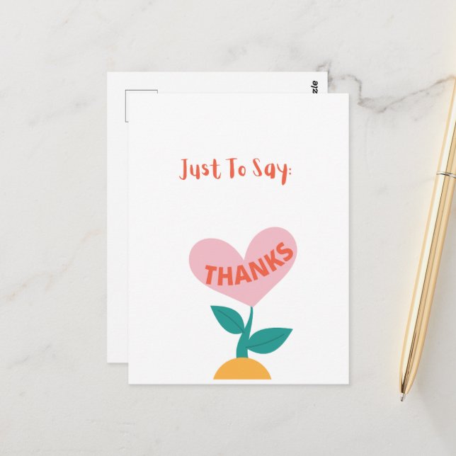 Tarjeta de agradecimiento (Anverso/Reverso In Situ)