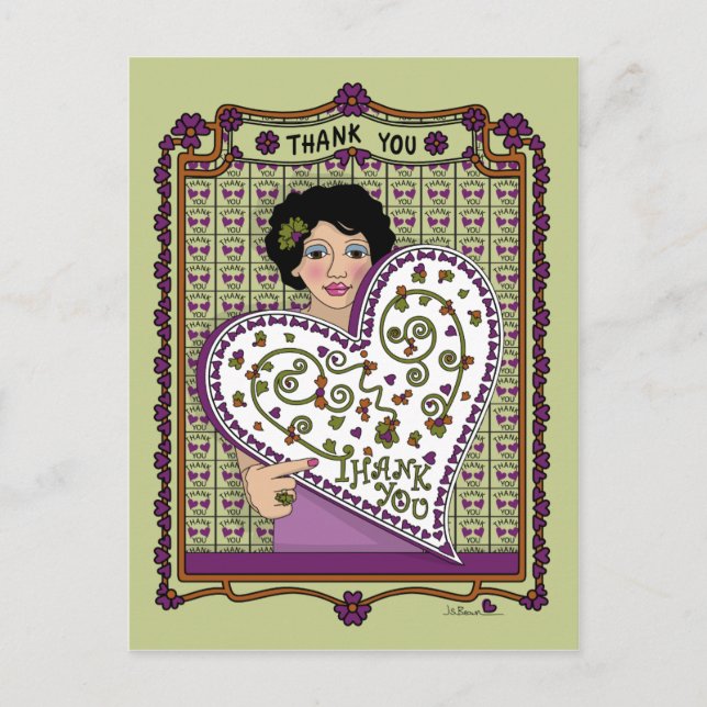 Tarjeta de agradecimiento (Anverso)