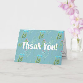 Tarjeta de agradecimiento