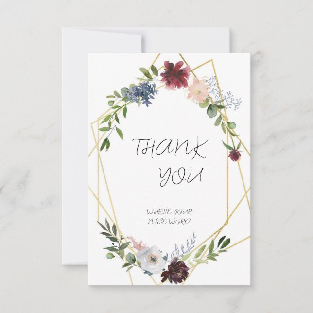 Tarjeta de agradecimiento (Anverso)