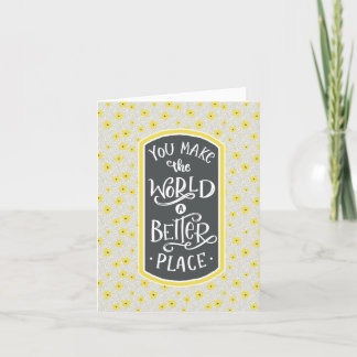 Tarjeta de agradecimiento