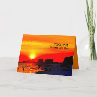 Tarjeta de agradecimiento