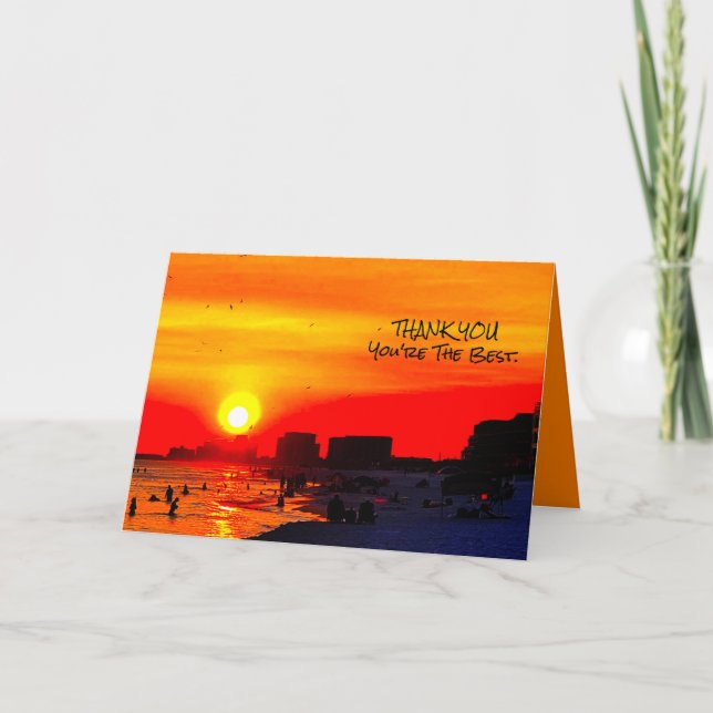 Tarjeta de agradecimiento (Anverso)