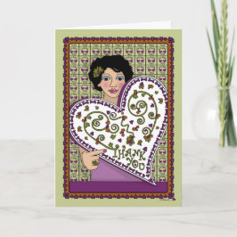 Tarjeta de agradecimiento