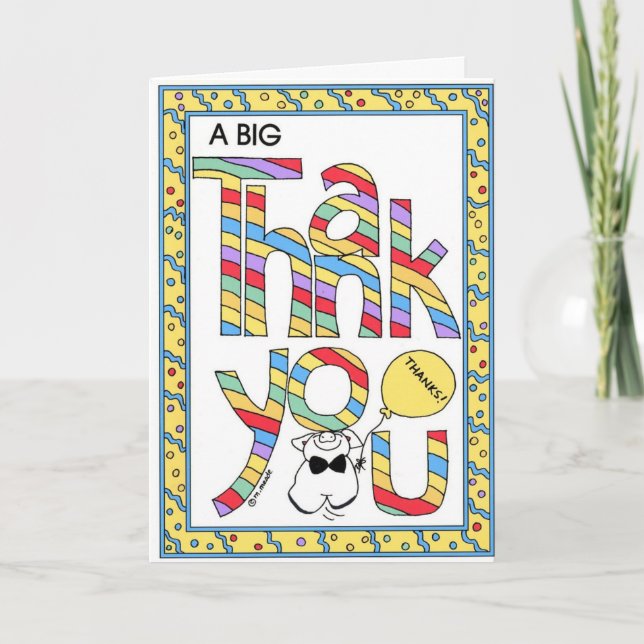 Tarjeta de agradecimiento (Anverso)