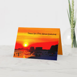 Tarjeta de agradecimiento