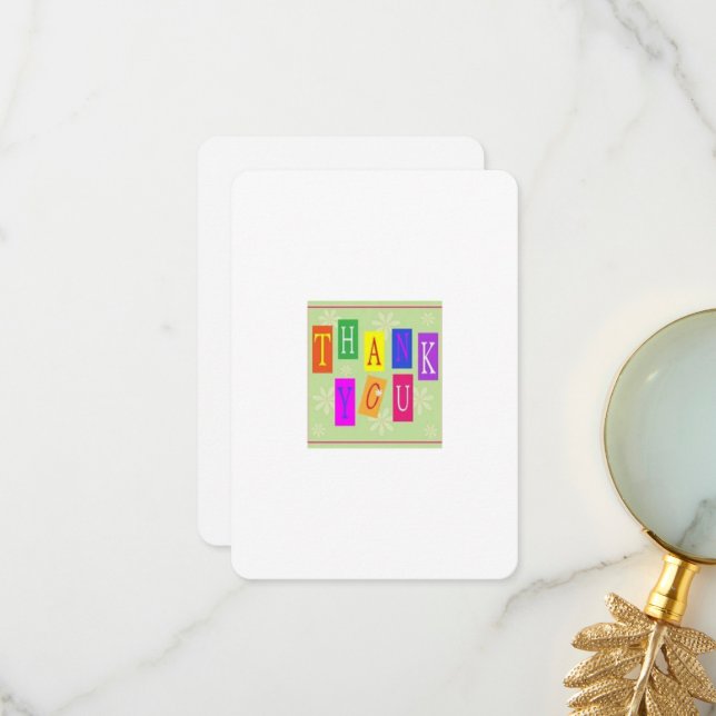 Tarjeta de agradecimiento (Anverso/Reverso In Situ)