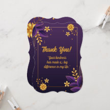 Tarjeta de agradecimiento