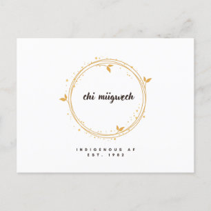 Tarjeta de agradecimiento