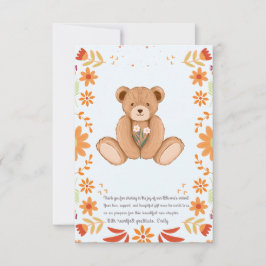 Tarjeta de agradecimiento