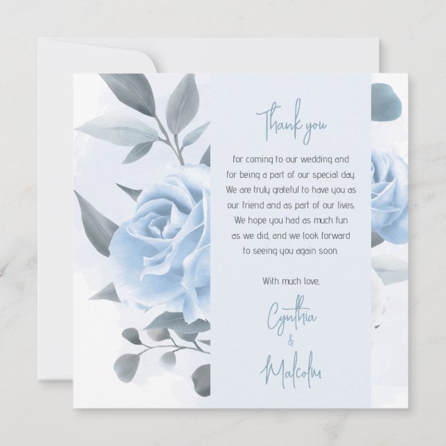 Tarjeta de agradecimiento (Reverso)