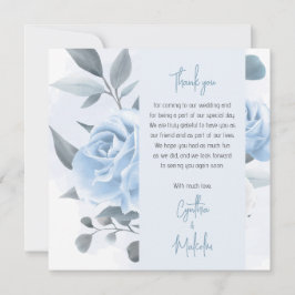 Tarjeta de agradecimiento