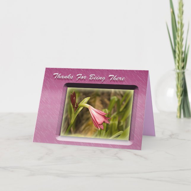 Tarjeta de agradecimiento (Anverso)