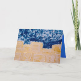 Tarjeta De Agradecimiento י ו ם י ר ו ש hték Burkdel Muro Occidental de Jeru