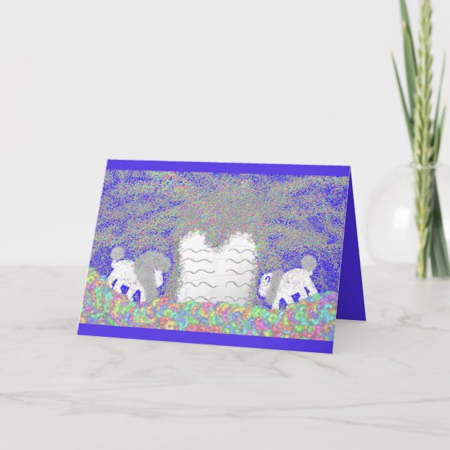 Tarjeta De Agradecimiento פֶּ סַ ח carta de la Pascua León de Judá (Anverso)