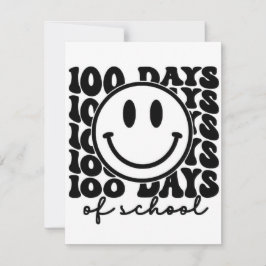 Tarjeta De Agradecimiento 100 artículos para 100 días de escuela