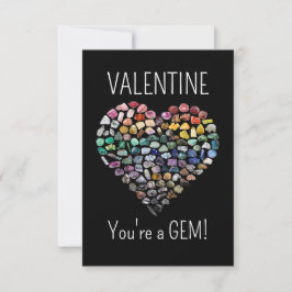 Tarjeta De Agradecimiento 100+ Cristales Gemas Minerales Día de San Valentín