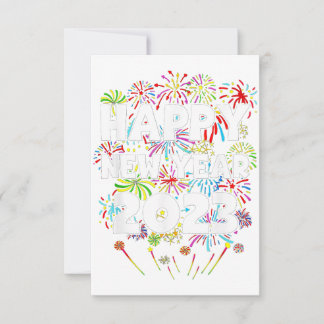 Tarjeta De Agradecimiento 2023 Feliz Año Nuevo Fiesta Regalo Fiestas Hombres