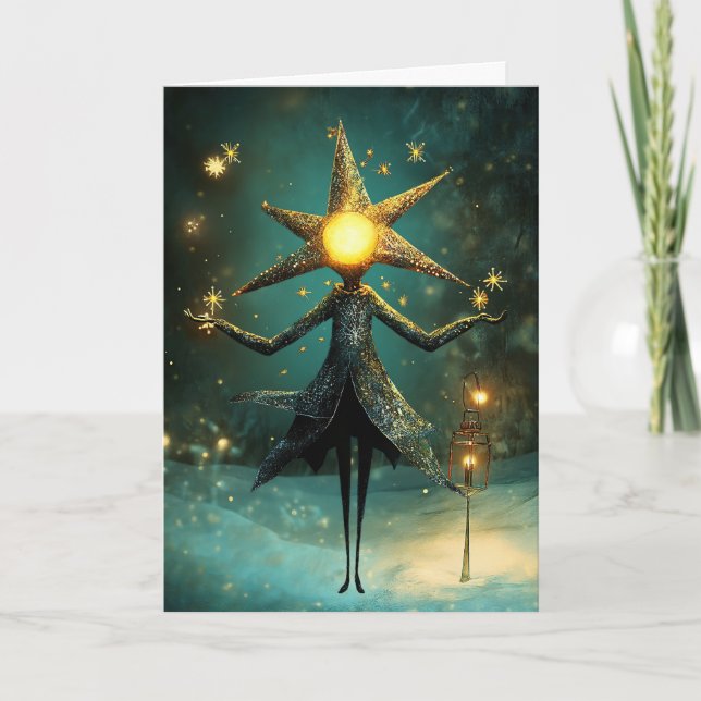Tarjeta De Agradecimiento *~* 24 Ojos cósmicos que brillan con amor AP97 (Anverso)