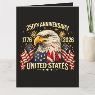 Tarjeta De Agradecimiento 250 Aniversario Estados Unidos 1776-2026
