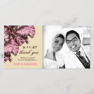 Tarjeta De Agradecimiento 311-Aloha Hibiscus Gracias