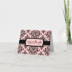 Tarjeta De Agradecimiento 311-Icing en la torta - rosa dulce