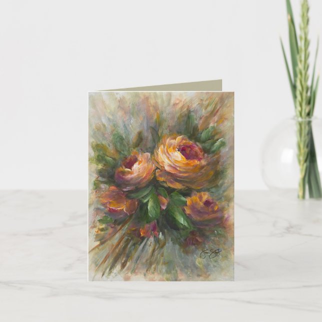 Tarjeta De Agradecimiento 315 Rosas (Anverso)
