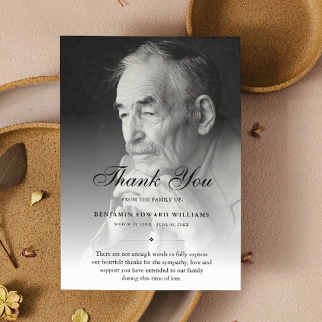 Tarjeta De Agradecimiento 3.5"x5" Gracias Personalizado Compasión por la fot (Subido por el creador)