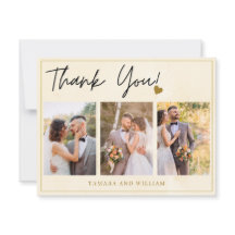 3 Collage de fotos Boda floral acuarela dorada