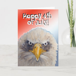 Tarjeta De Agradecimiento 4 de julio Patriótico Gracias por el servicio