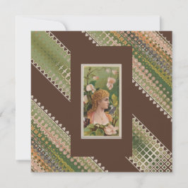 Tarjeta De Agradecimiento 50.ª Personalizado Bellas Florales de Cumpleaños G