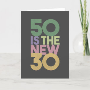 Tarjeta De Agradecimiento 50 es esencial el nuevo regalo de cumpleaños númer