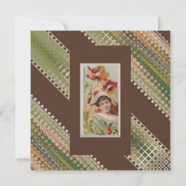 Tarjeta De Agradecimiento 50 Personalizados Bellas Florales de Cumpleaños Gr