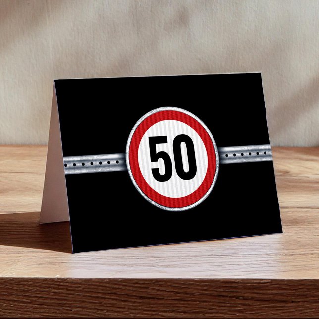 Tarjeta De Agradecimiento 50th Birthday - ANY AGE (Subido por el creador)