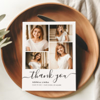 5 Foto Graduación Collage Script Modern Elegant