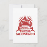 5 Tenets De Taekwondo