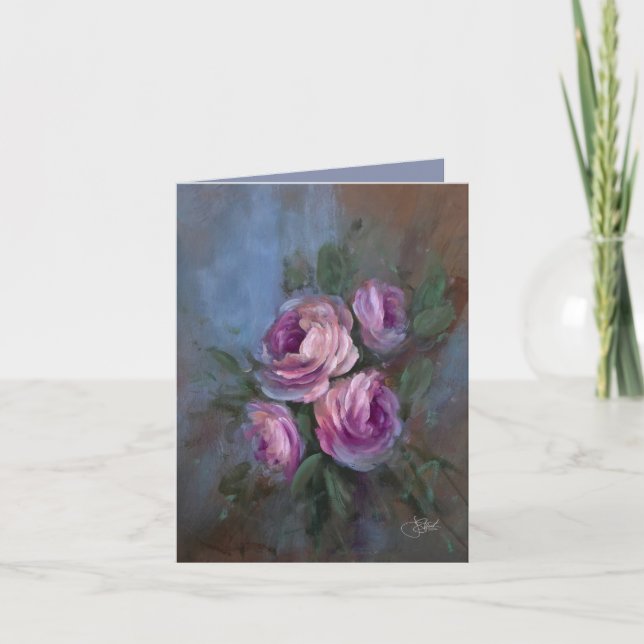 Tarjeta De Agradecimiento 630 Rosas (Anverso)