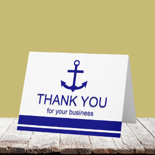 Tarjeta de agradecimiento a Anchor de Compra de Bo